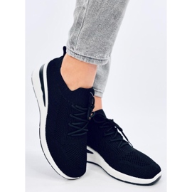 Croft crne tenisice na wedge crno 2