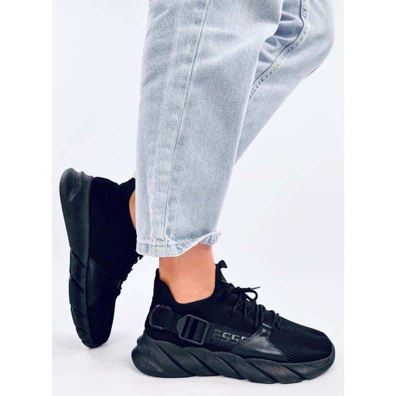 Tenisice s čarapama Wades Black crna 2