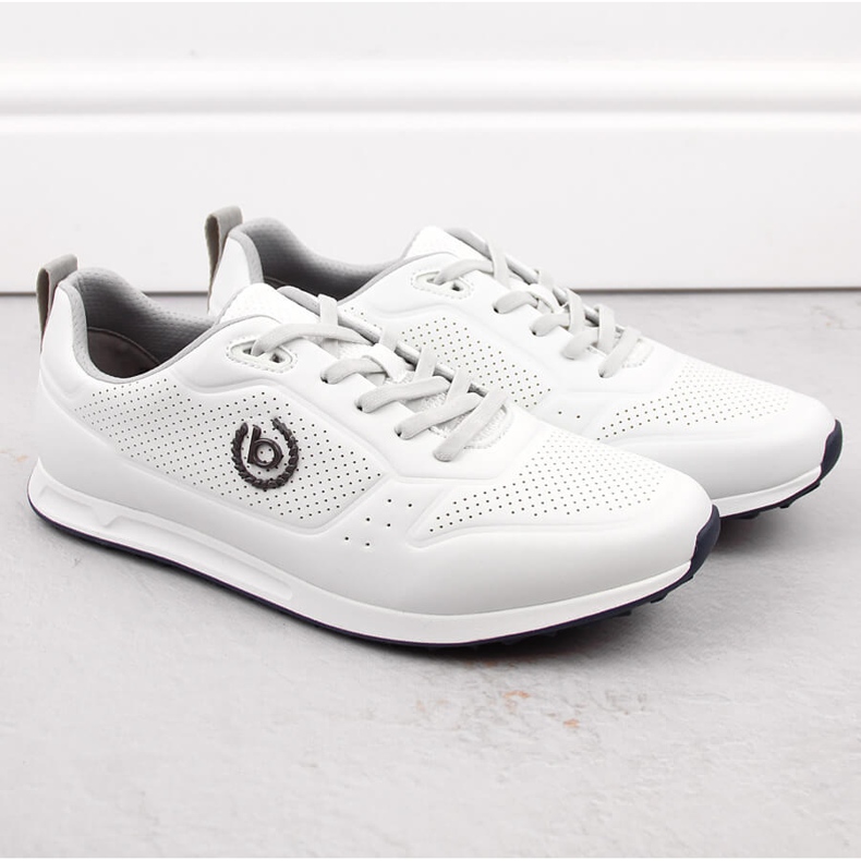 Muške udobne sportske cipele, bijela Bugatti NN153239 1