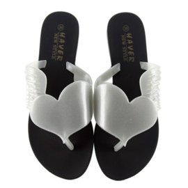 Meliski Flying heart KM116 CRNI / SREBRNI bijela 1