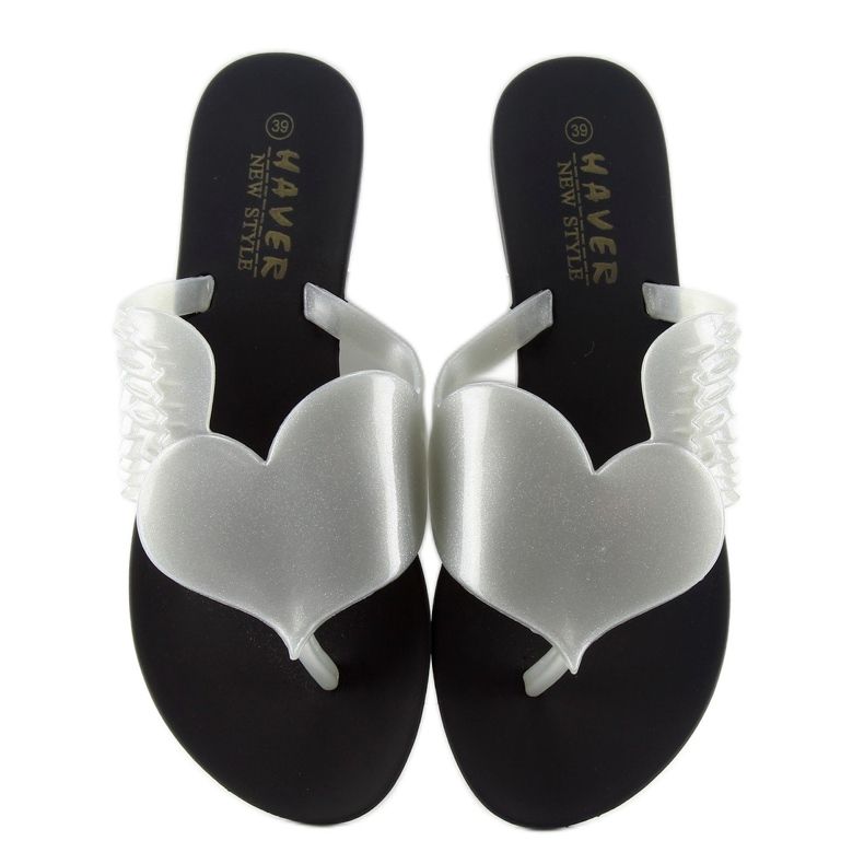 Meliski Flying heart KM116 CRNI / SREBRNI bijela 1