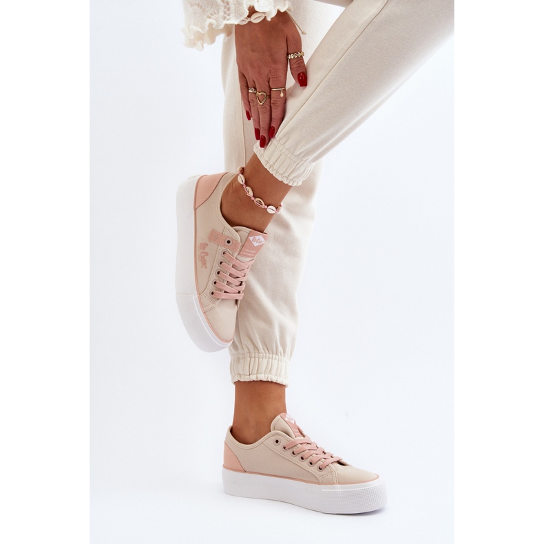 Lee Cooper LCW-24-31-2196 Ženske platnene tenisice, bež 1