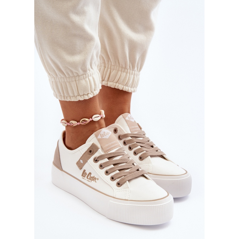 Lee Cooper LCW-24-31-2198 Ženske platnene tenisice, bijele bijela 1