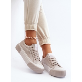 Ženske tenisice s debelim potplatom Lee Cooper LCW-24-31-2178 sive siva 2