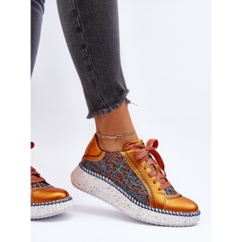 Kožna ženska sportska obuća Maciejka 06327-18 Narančasta 2