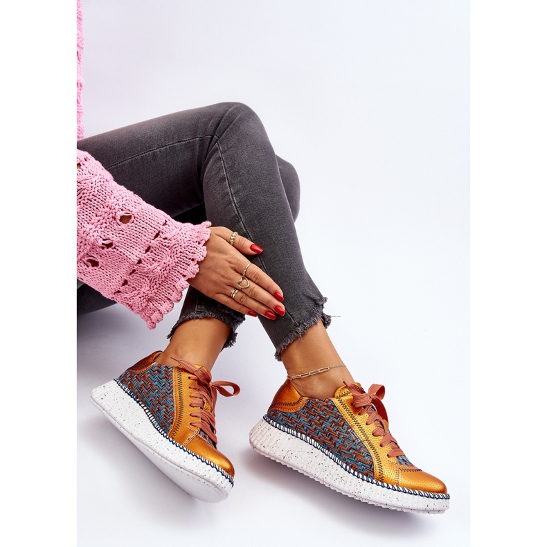 Kožna ženska sportska obuća Maciejka 06327-18 Narančasta 1