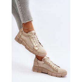 Ženske kožne cipele Maciejka 05850-22 Svijetlo bež 2