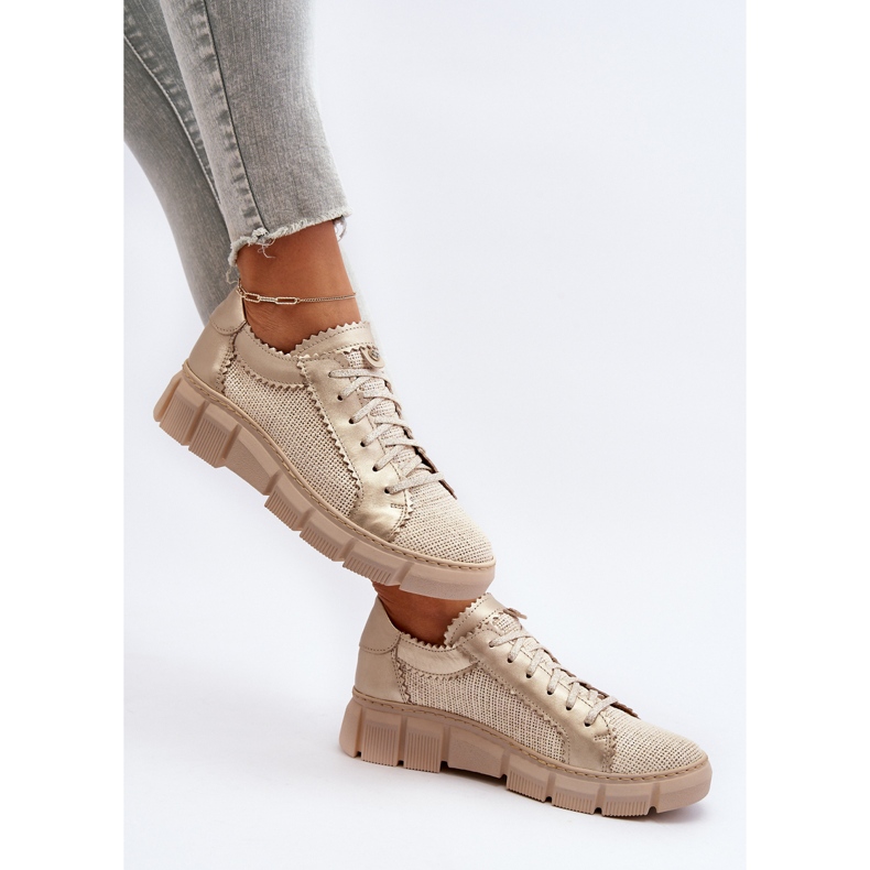 Ženske kožne cipele Maciejka 05850-22 Svijetlo bež 2