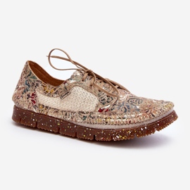 Ženske cipele s uzorkom Maciejka 06347-04 Bež 1