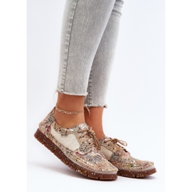 Ženske cipele s uzorkom Maciejka 06347-04 Bež 2