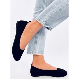 Cavaday Crne balerinke s čarapama crna 2