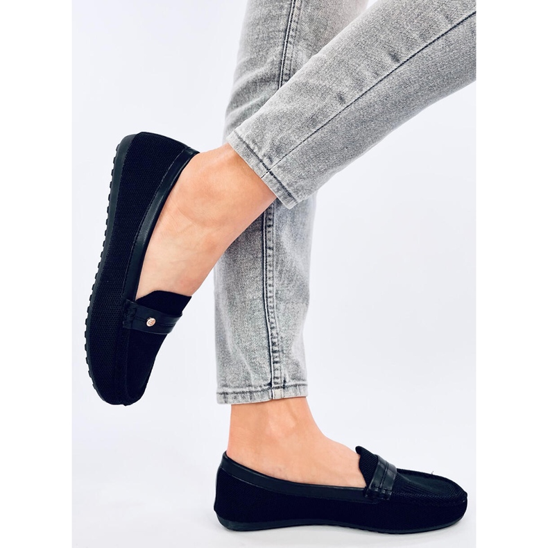 Yuriko Nero mekane ženske mokasine crno 1