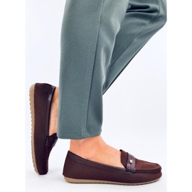 Yuriko Marrone mekane ženske mokasine smeđa 2