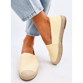 Ženske platnene espadrile Haydon Yellow žuta boja 1