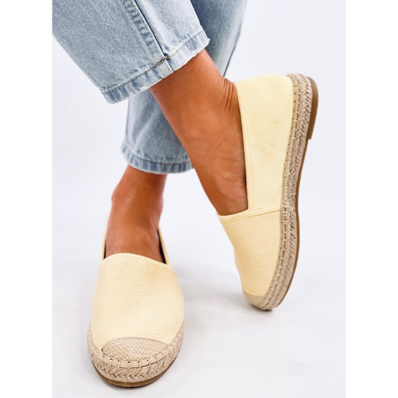 Ženske platnene espadrile Haydon Yellow žuta boja 1
