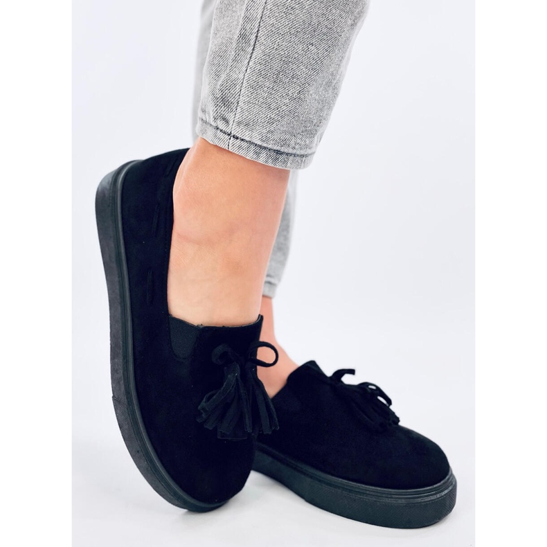 Krauss crne mokasine s resicama crna 2