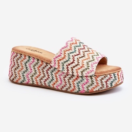 Ženske japanke na wedge bijele boje Vanarila bijela 2