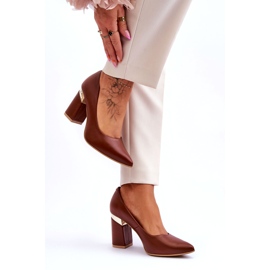 Lewski Shoes Kožne cipele Lewski 3117 smeđe smeđa 2