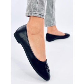 Elegantne balerinke Irvina Black crno 2