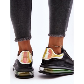 Ženske kožne tenisice GOE NN2N4030 crne crno 1