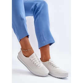 Vinceza Ženska kožna sportska obuća Tenisice Bijela Lalnai 1