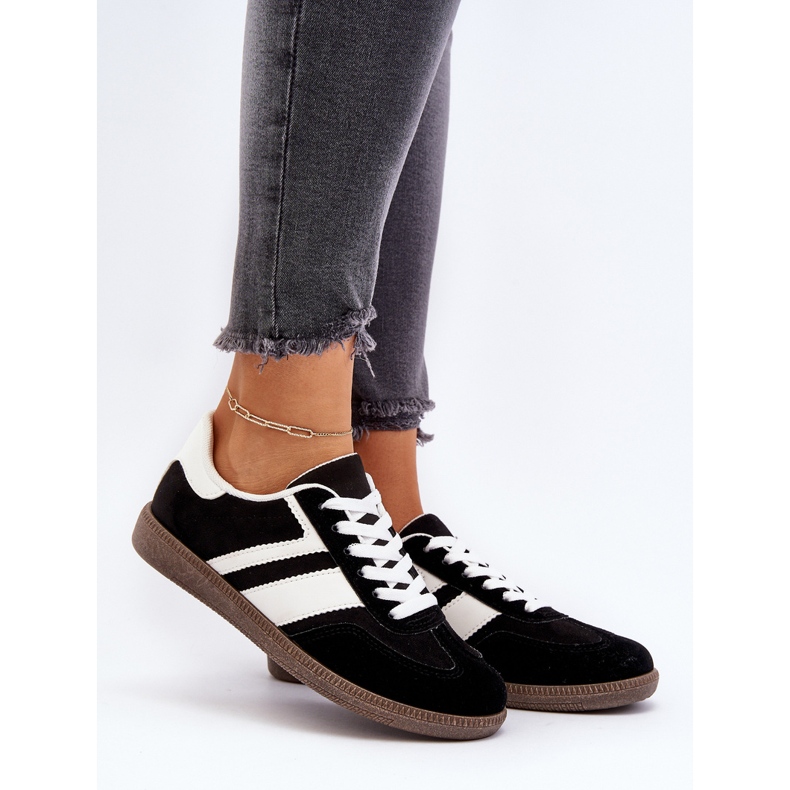 Ženske niske tenisice Sportska obuća crna Eudiopis crno 2