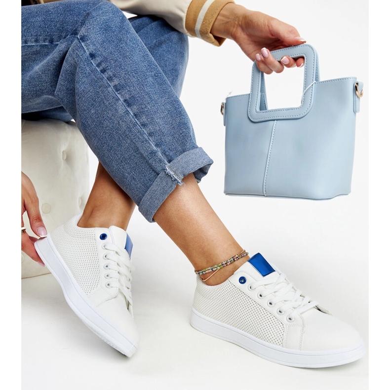 Bijele Semretove tenisice od eko kože bijela 1