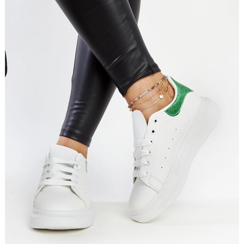 Fatimah bijele tenisice od eko kože bijela 2