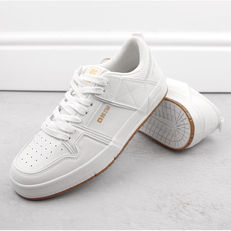 Bijele muške sportske cipele Big Star NN174093 bijela 1