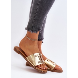 Seastar Ženske japanke sa zlatnim Ollavia ukrasom zlatna 2