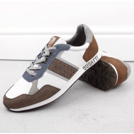 Bugatti INT1975 kožne sportske cipele bijela 2