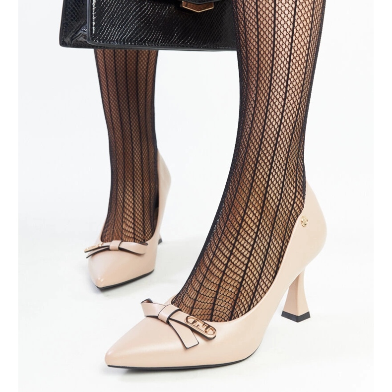 Vinceza Bež cipele s visokom petom iz Vinceze 1