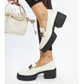 Vinceza Bež lakirane cipele s visokom petom iz Vinceze 1