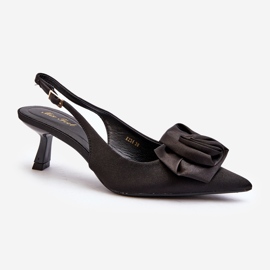 Crne štikle Ozena s ukrasima crna 1