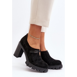 Ženske cipele na visoku petu crne Tauina crna 2