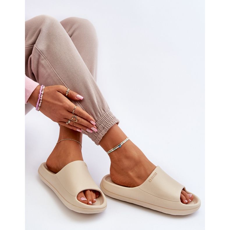 Lagane ženske japanke Big Star NN274A040 bež 1