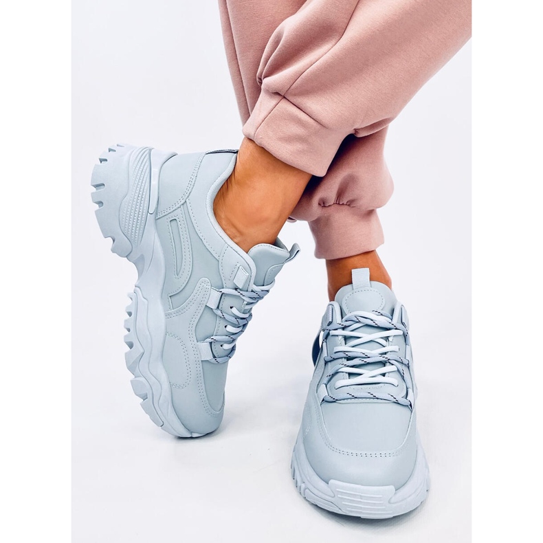 Bains Blue wedge tenisice plava 1