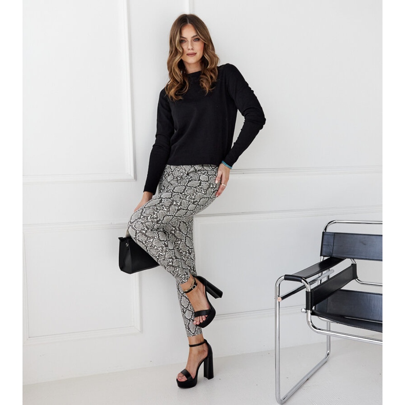 Crne Sille sandale na visoku petu crno 1