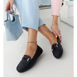 Mornarskoplave mokasine s mat Scafati završetkom plava 1