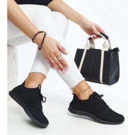 Mairago crne tenisice od tkanine crna 1