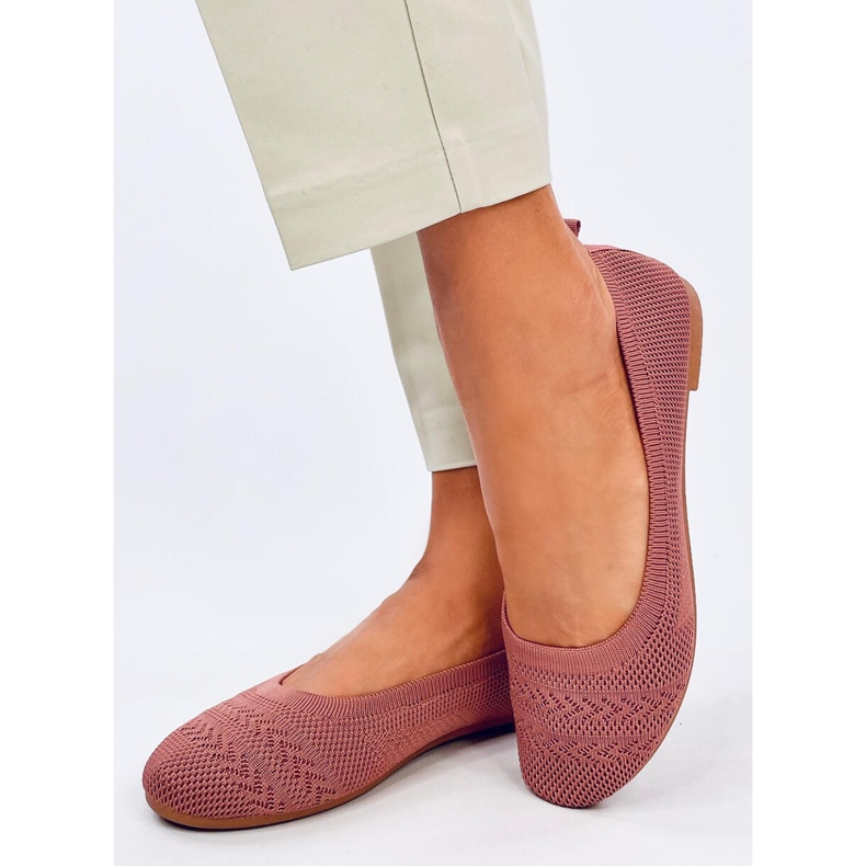 Pletene balerinke Newey Pink ružičasta 2