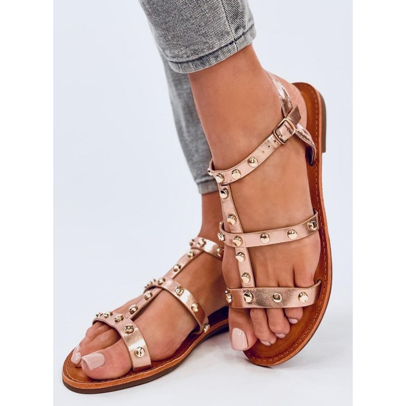 Sandale s Neha Champagne čepovima ružičasta 2