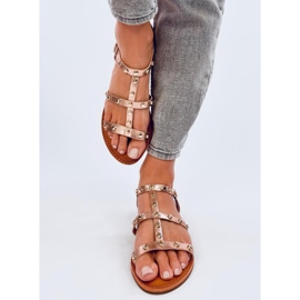 Sandale s Neha Champagne čepovima ružičasta 1