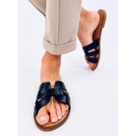 Charnes Crne ženske japanke crno 1