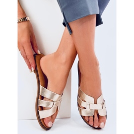 Charnes Gold ženske japanke zlatna 1