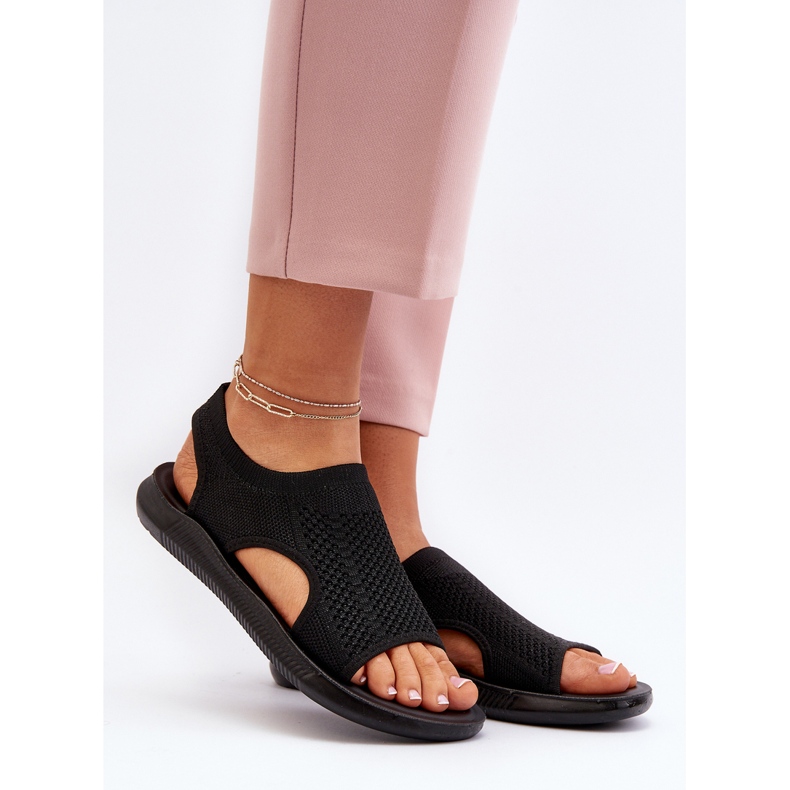 Ženske sportske sandale crne Cesys crna 1