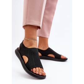 Ženske sportske sandale crne Cesys crna 2