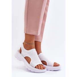 Ženske sportske sandale s debelim potplatom, bijela Deinaleia 1