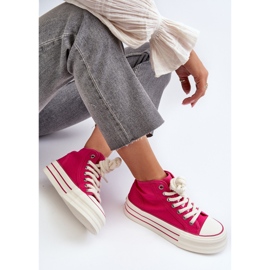 Ženske tenisice s platformom Fuchsia Aineri ružičasta 2