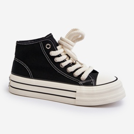 Ženske tenisice s platformom crne Aineri crna 2